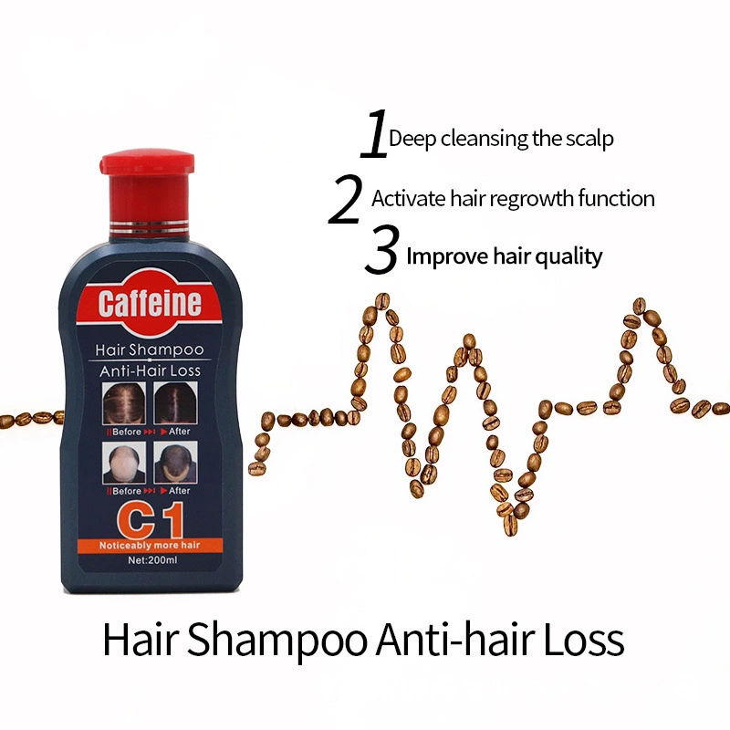 酷牌库|商品详情-进口货源代理批发 Caffeine Shampoo Slow Down Hair Loss Stimulate Hair Growth