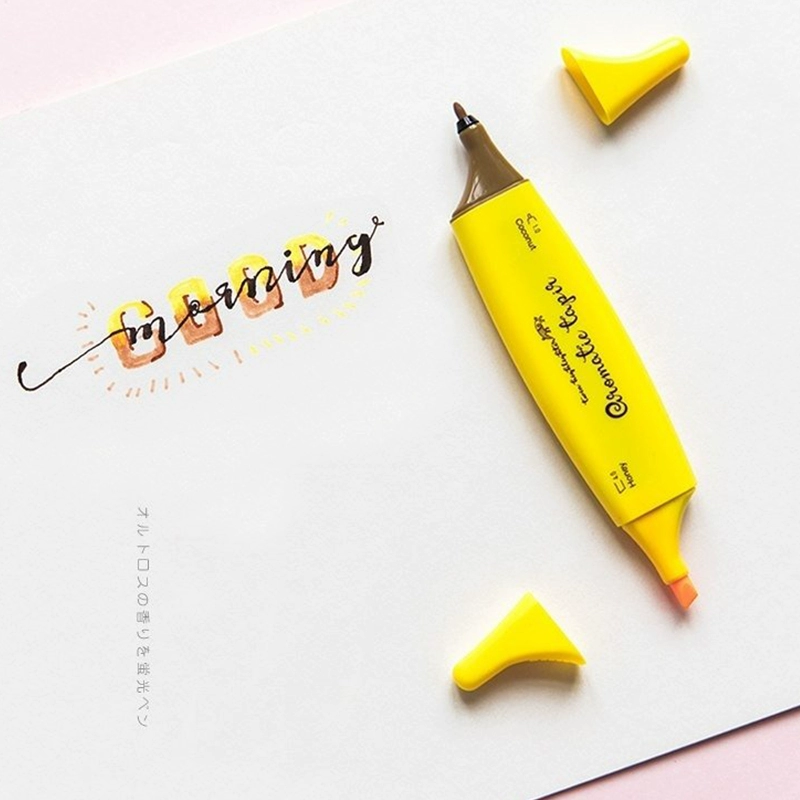 酷牌库|商品详情-进口货源代理批发 日本KOBARU双头香味荧光笔标记号笔儿童涂鸦绘画甜香芳香学生绘图