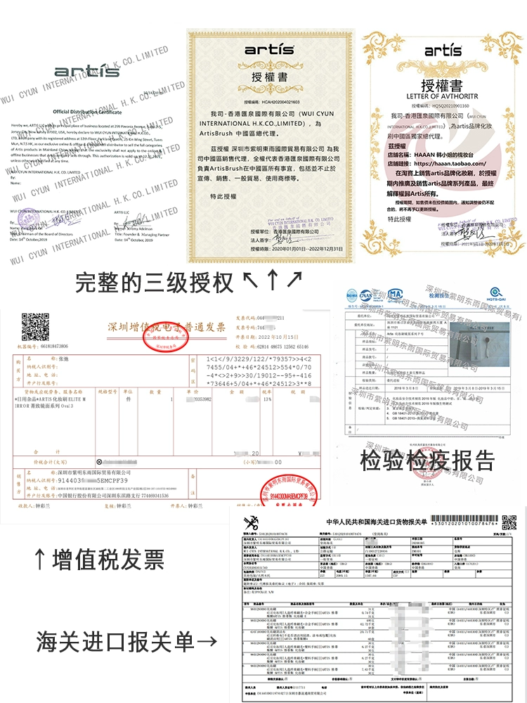 酷牌库|商品详情-进口货源代理批发 美国进口ARTIS便携式化妆刷粉底刷不吃粉迷你小型散粉腮红点彩刷