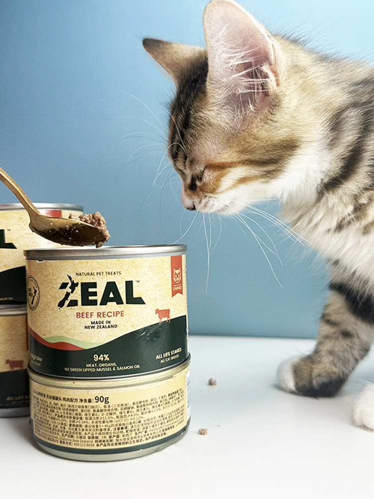 酷牌库|商品详情-进口货源代理批发 zeal猫罐头主食罐新西兰进口营养增肥成幼猫咪零食无谷鲜肉湿粮