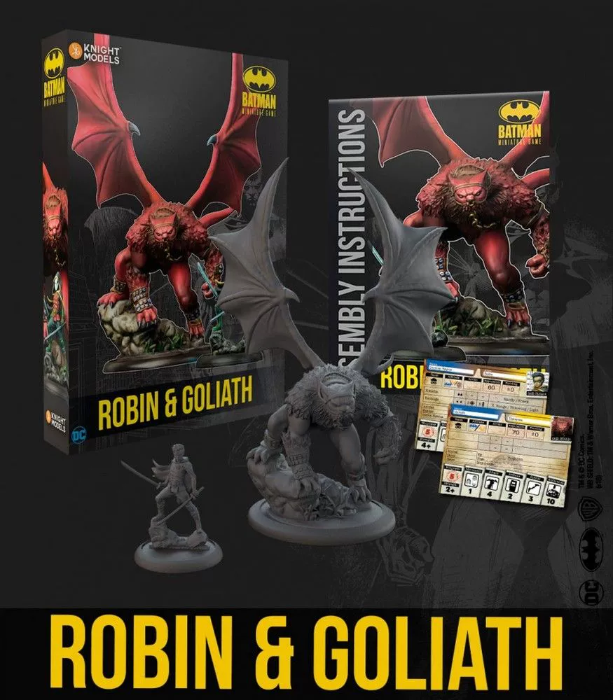 酷牌库|商品详情-进口货源代理批发 Batman Miniature Game:  Robin Goliath 罗宾 蝙蝠之子 歌利亚