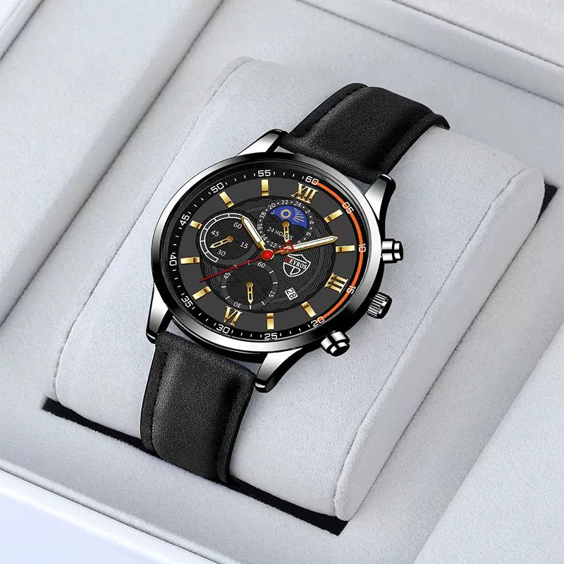 酷牌库|商品详情-进口货源代理批发 Men Sport Watch Luxury Stainless Steel Quartz Wristwatch Man