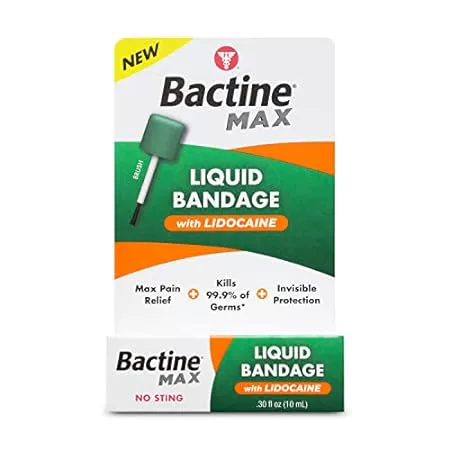 酷牌库|商品详情-进口货源代理批发 Bactine MAX Liquid Bandage with Lidocaine - Wound Cleanin