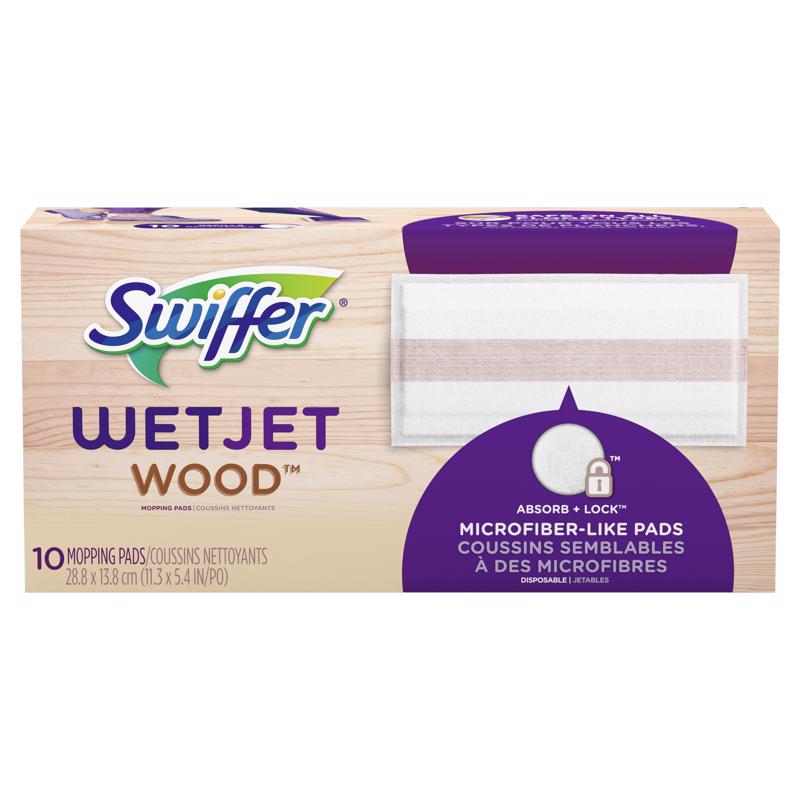 酷牌库|商品详情-SWIFFER进口代理批发 Swiffer WetJet 5.4 英寸湿超细纤维拖把补充垫 12 个/包