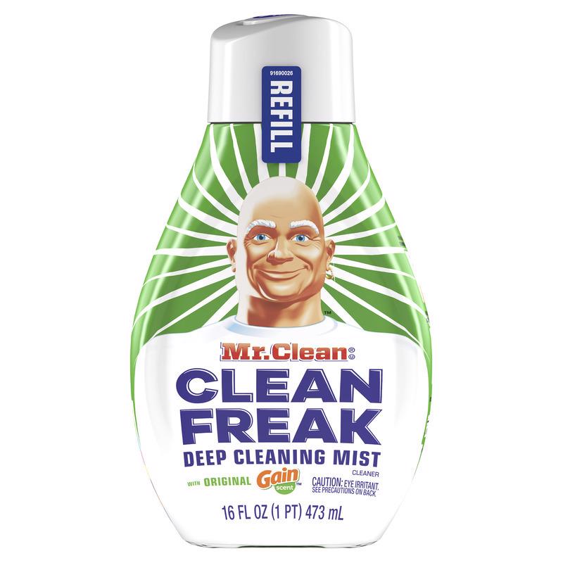 MR. CLEAN进口代理批发 Mr. Clean Clean Freak 原味浓缩深层清洁喷雾补充液 16 盎司