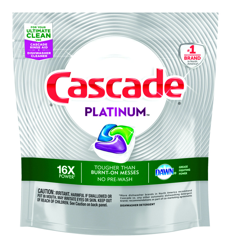 CASCADE进口代理批发 Cascade Platinum 清新香薰盒洗碗机清洁剂 14 包