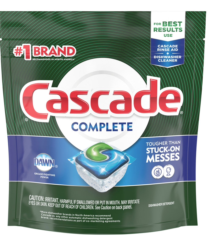 CASCADE进口代理批发 Cascade Complete Fresh Scent Pods 洗碗机清洁剂 18 包