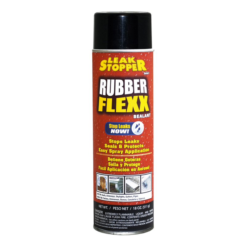 LEAK STOPPER进口代理批发 Leak Stopper Rubber Flexx 光泽黑色橡胶聚合物 Leakseal 柔性橡胶密封剂 18 盎司