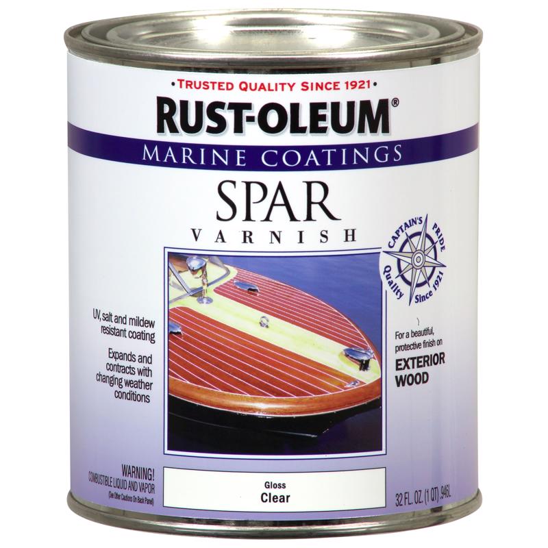 RUST-OLEUM进口代理批发 Rust-Oleum 光泽透明油基海洋晶石清漆 1 夸脱