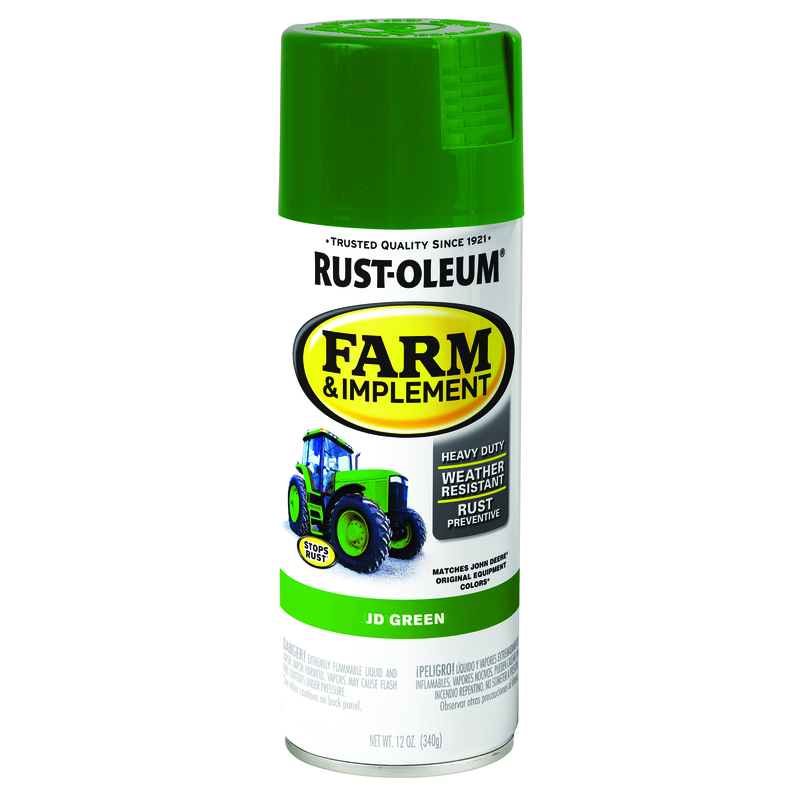 RUST-OLEUM进口代理批发 Rust-Oleum 特种室内外光泽 JD Green Farm & Implement 12 盎司