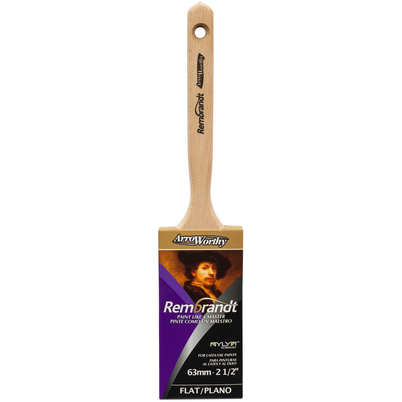 ARROWORTHY进口代理批发 ArroWorthy Rembrandt 2-1/2 英寸中号硬平油漆刷