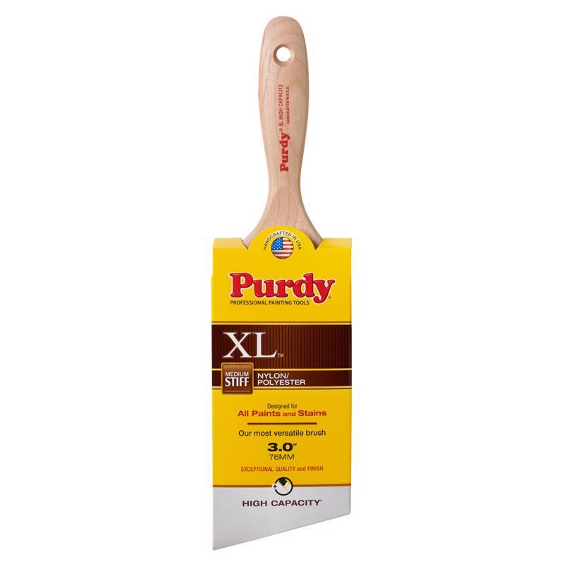 PURDY进口代理批发 Purdy XL 大容量 3 英寸中型硬角墙刷