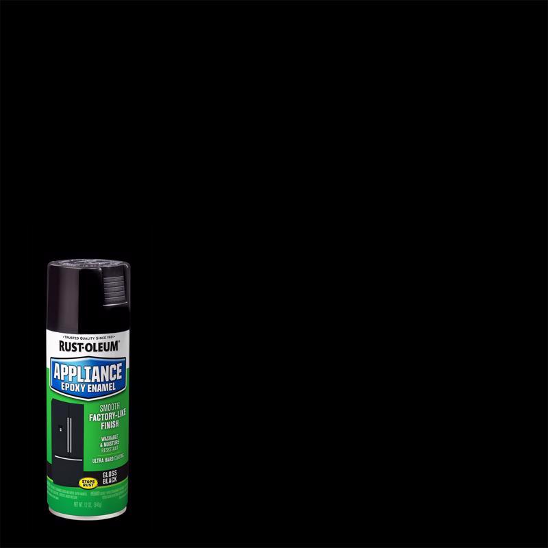 RUST-OLEUM进口代理批发 Rust-Oleum 特种光泽黑色油基器具环氧树脂 12 盎司