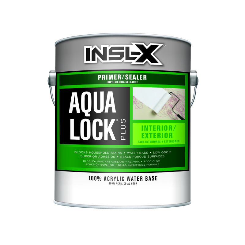 INSL-X进口代理批发 Insl-X Aqua Lock Plus 黑色平水性丙烯酸底漆和密封剂 1 加仑