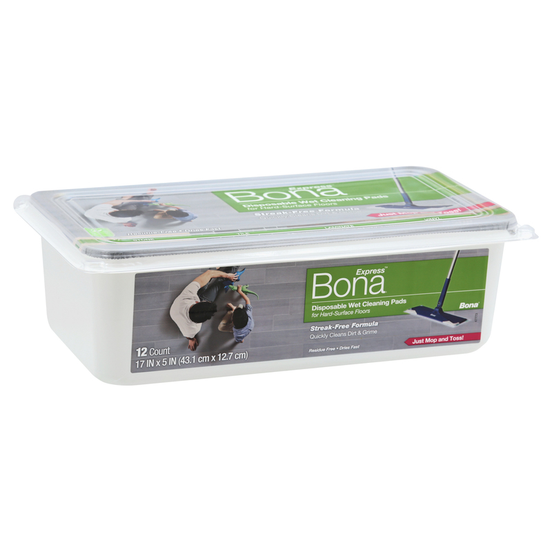 BONA进口代理批发 Bona Express 一次性湿清洁垫 12 片装