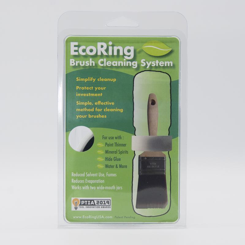 酷牌库|商品详情-ECORING进口代理批发 EcoRing 5 英寸宽X 8.5 英寸长黑色/白色塑料油漆刷清洁工具