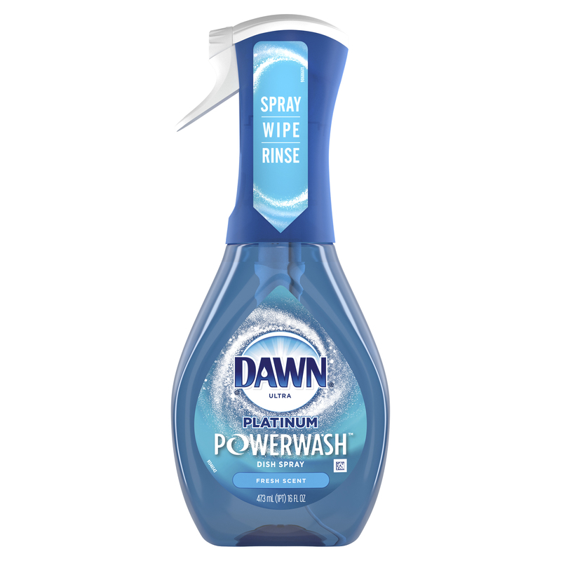 DAWN进口代理批发 Dawn Platinum Powerwash 清新香味液体洗碗喷雾 16 盎司 1 包