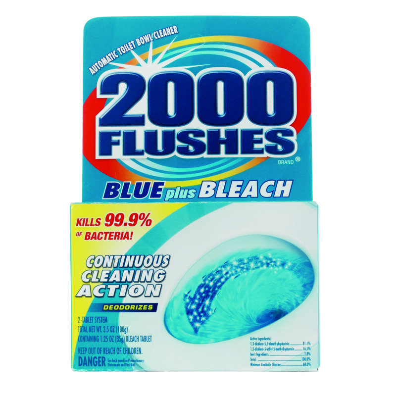 2000 FLUSHES进口代理批发 2000 件冲水清洁香味自动马桶清洁剂 3.5 盎司片剂