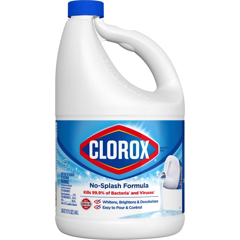 CLOROX进口代理批发 Clorox 无飞溅常规香味漂白剂 117 盎司