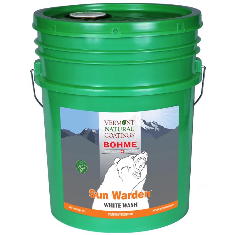 VERMONT NATURAL COATINGS进口代理批发 佛蒙特天然涂料 Sun Warden Flat Whitewash 水性水性木器漆 5 加仑