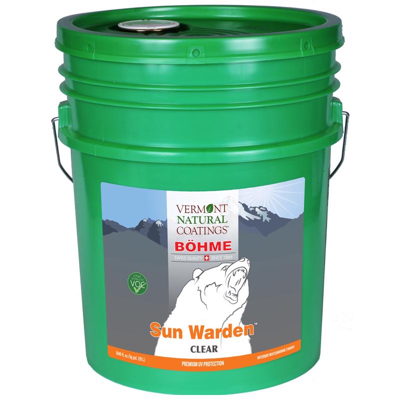 VERMONT NATURAL COATINGS进口代理批发 佛蒙特天然涂料 Sun Warden 透明水性水性木器漆 5 加仑