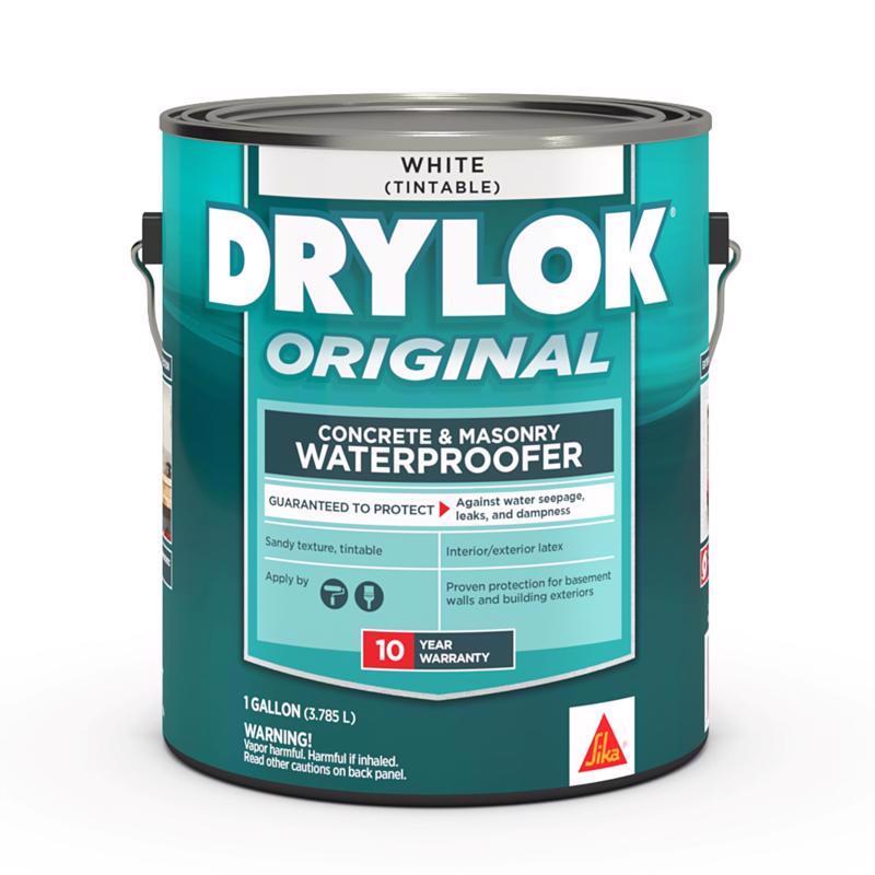 DRYLOK进口代理批发 Drylok 白色可着色乳胶砖石防水密封剂 1 加仑