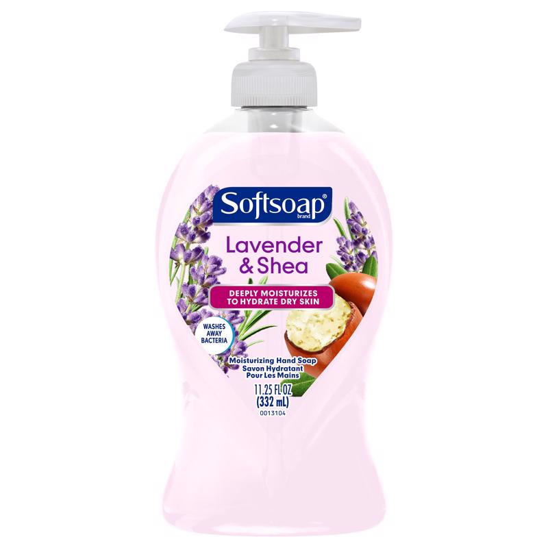 SOFTSOAP进口代理批发 Softsoap 薰衣草和乳木果油香味洗手液 11.25 盎司