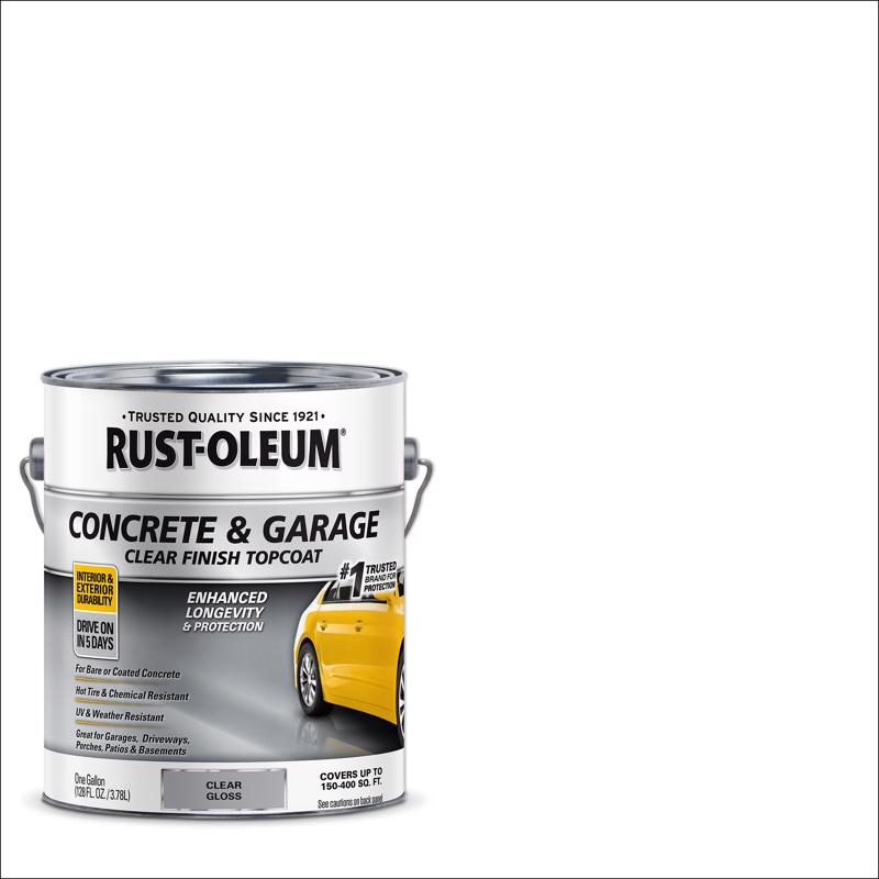 RUST-OLEUM进口代理批发 Rust-Oleum 混凝土和车库光泽透明地板漆 1 加仑