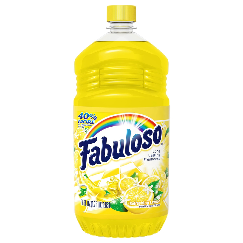 FABULOSO进口代理批发 Fabuloso 柠檬香味多用途清洁液 56 盎司