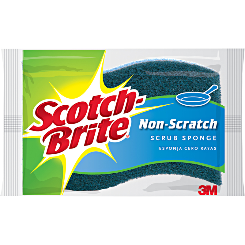 SCOTCH-BRITE进口代理批发 Scotch-Brite 多用途防刮海绵 4.4 英寸长 1 包