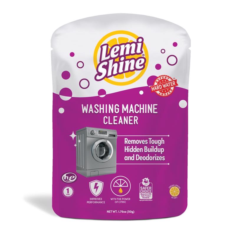 酷牌库|商品详情-LEMI SHINE进口代理批发 Lemi Shine 柠檬香味洗衣机清洁剂 1.76 盎司粉末