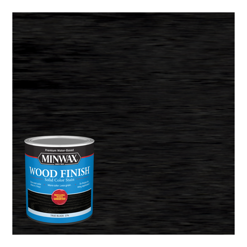 MINWAX进口代理批发 Minwax 木器漆水性固体纯黑色水性木材着色剂 1 夸脱