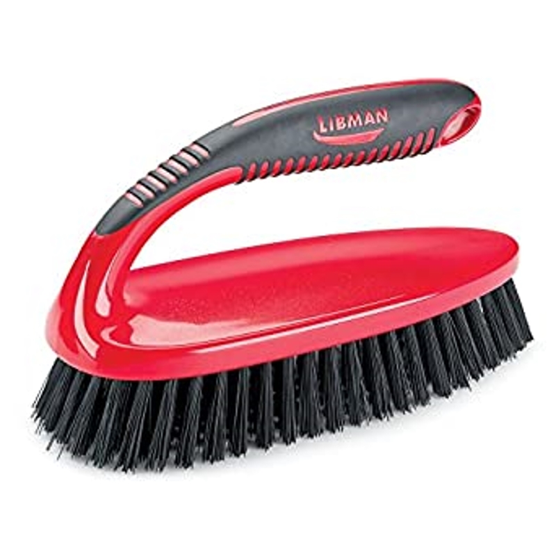 LIBMAN进口代理批发 Libman 3.5 英寸宽硬毛 8 英寸塑料/橡胶柄磨砂刷