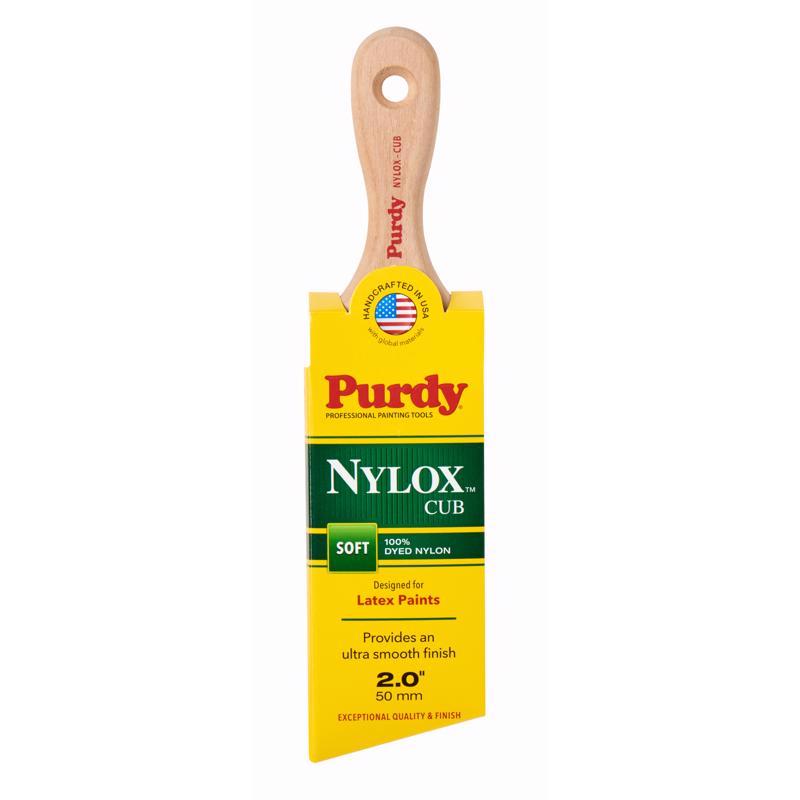 PURDY进口代理批发 Purdy Nylox Cub 2 英寸软角修剪油漆刷