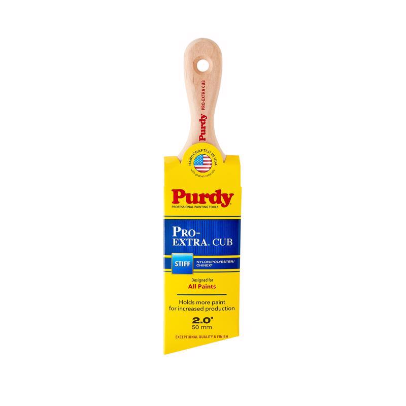 酷牌库|商品详情-PURDY进口代理批发 Purdy Pro-Extra Cub 2 英寸硬角修剪油漆刷