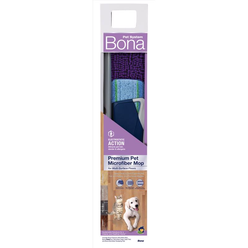 BONA进口代理批发 Bona Pet System 16.5 英寸宽干拖把