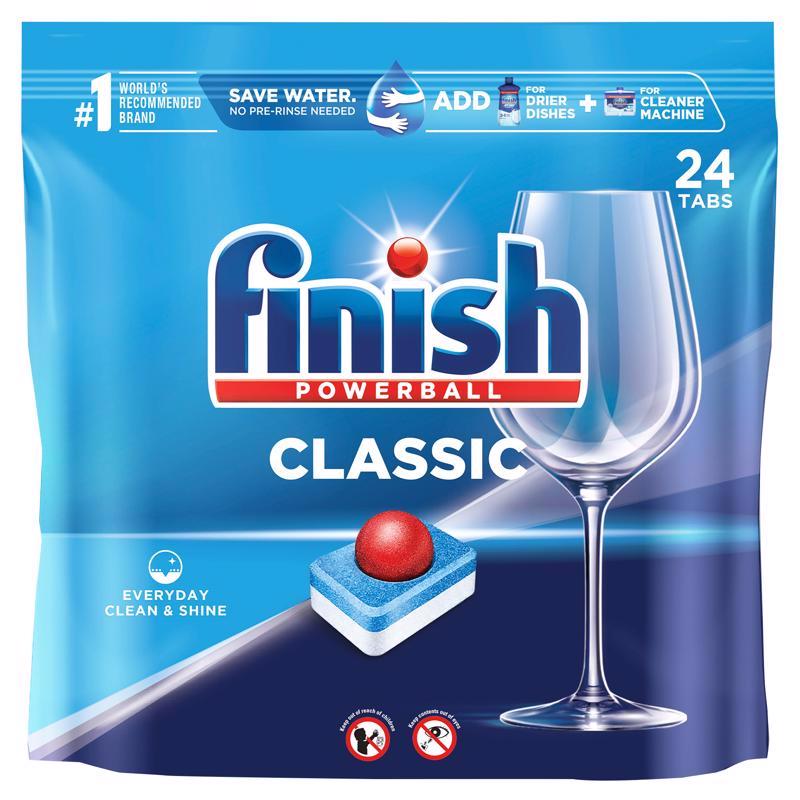 FINISH进口代理批发 Finish Classic 原味片剂洗碗机清洁剂 24 包