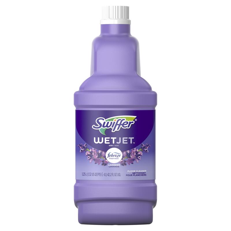 SWIFFER进口代理批发 Swiffer WetJet 薰衣草香草香味地板清洁剂补充液 42.2 盎司