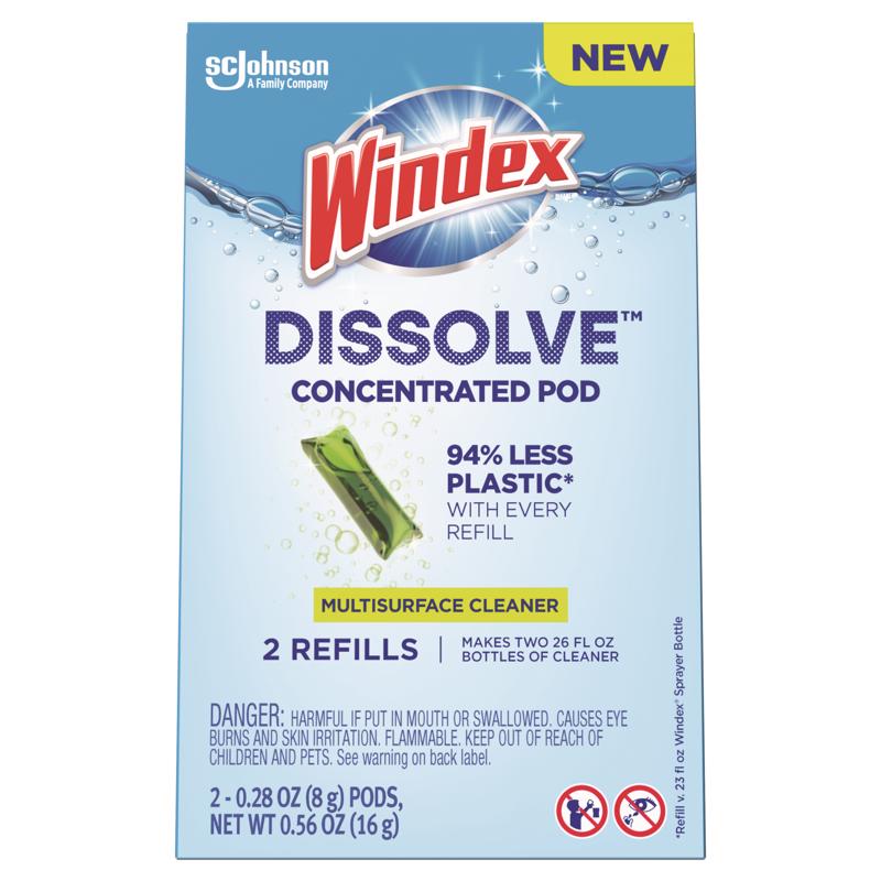 WINDEX进口代理批发 Windex Dissolve 清新香味浓缩多表面清洁液 56 盎司