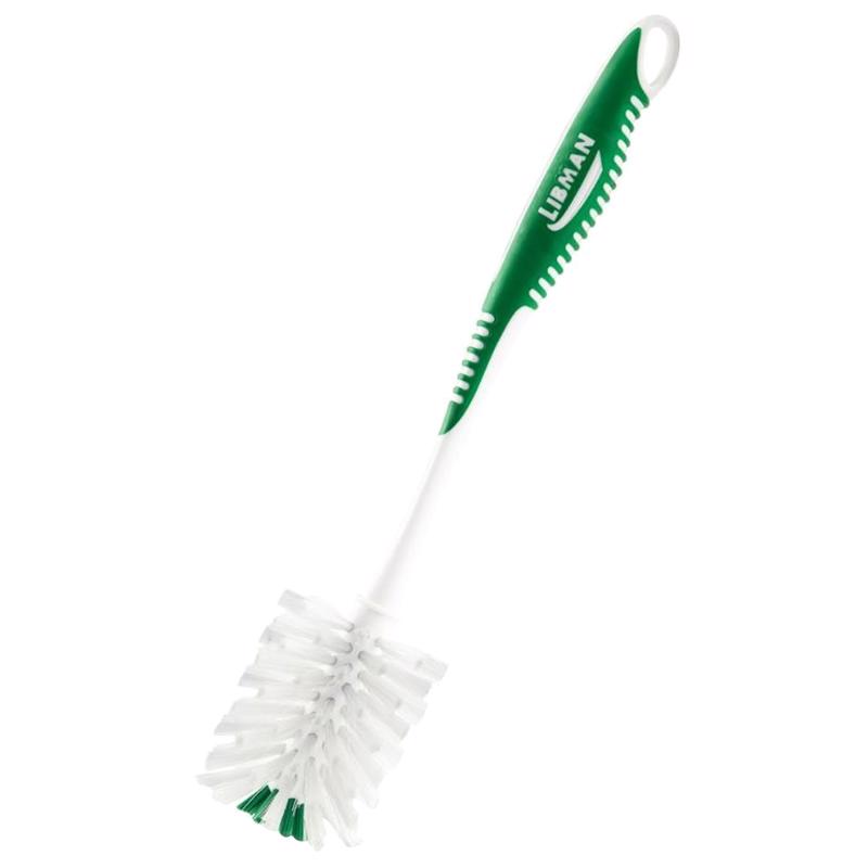 酷牌库|商品详情-LIBMAN进口代理批发 Libman 2.5 英寸宽软毛 12 英寸塑料/橡胶手柄奶瓶刷