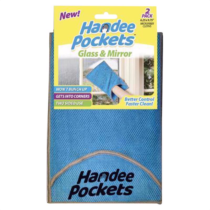 酷牌库|商品详情-HANDEE POCKETS进口代理批发 Handee Pockets 超细纤维清洁布 6.25 英寸宽X 9.75 英寸长 2 包