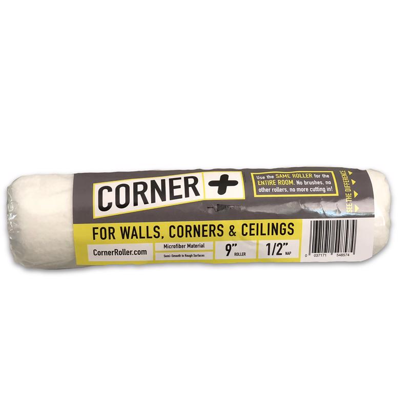 酷牌库|商品详情-CORNER + ROLLER进口代理批发 角 + 滚筒 超细纤维 2.5 英寸 WX 1/2 英寸 常规油漆滚筒盖 1 个装