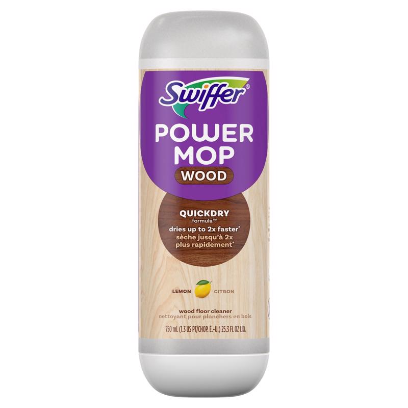 SWIFFER进口代理批发 Swiffer Power Mop 柠檬香木材清洁液 25.3 盎司