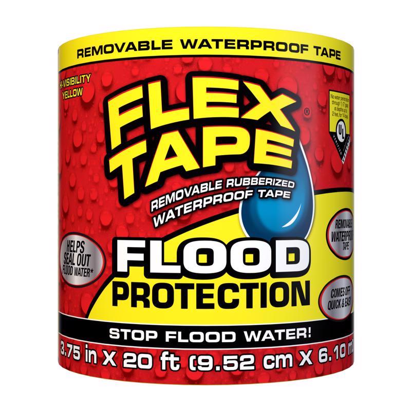 FLEX SEAL FAMILY OF PRODUCTS进口代理批发 Flex Seal 系列产品防洪 3.75 英寸宽X 20 英尺长黄色防水修补胶带