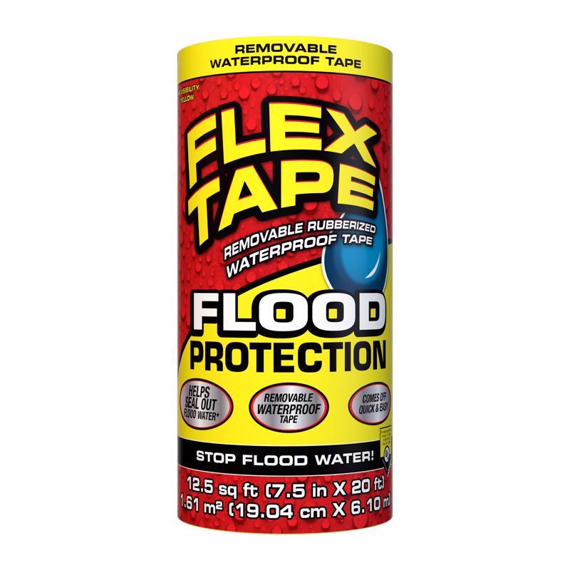 FLEX SEAL FAMILY OF PRODUCTS进口代理批发 Flex Seal 系列产品防洪 7.5 英寸宽X 20 英尺长黄色防水修补胶带