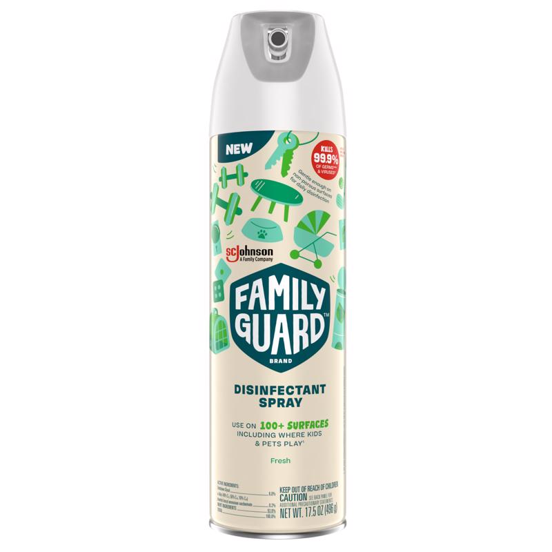 FAMILY GUARD进口代理批发 Family Guard 清新香味消毒喷雾 17.5 盎司 1 包