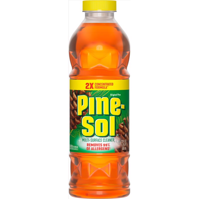 PINE-SOL进口代理批发 Pine-Sol 松香浓缩多表面清洁剂液体 20 液体。盎司。