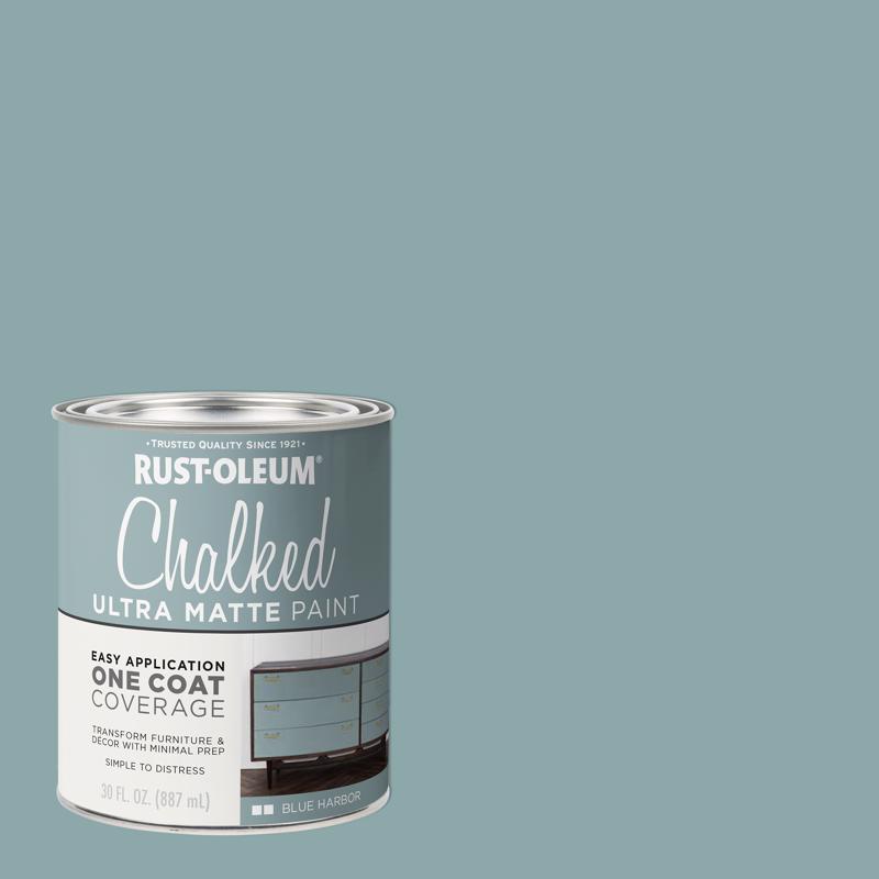 酷牌库|商品详情-RUST-OLEUM进口代理批发 Rust-Oleum Chalked 超哑光蓝色港湾水性丙烯酸粉笔涂料 30 盎司