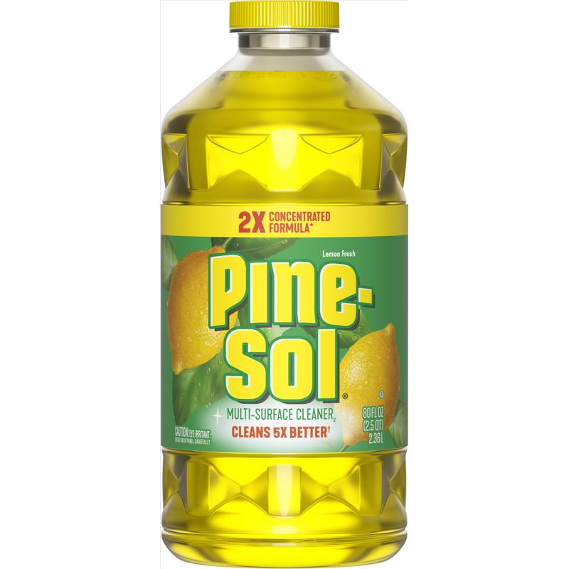 酷牌库|商品详情-PINE-SOL进口代理批发 Pine-Sol 柠檬香味浓缩多用途清洁液 80 盎司盎司。