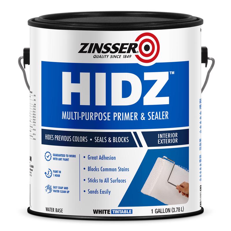 ZINSSER进口代理批发 Zinsser HIDZ 白色扁平水性底漆和封闭剂 1 加仑